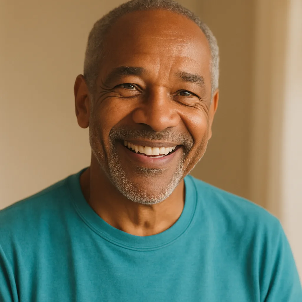 Smiling man in his 60s — member of The Lancashire Dating Site